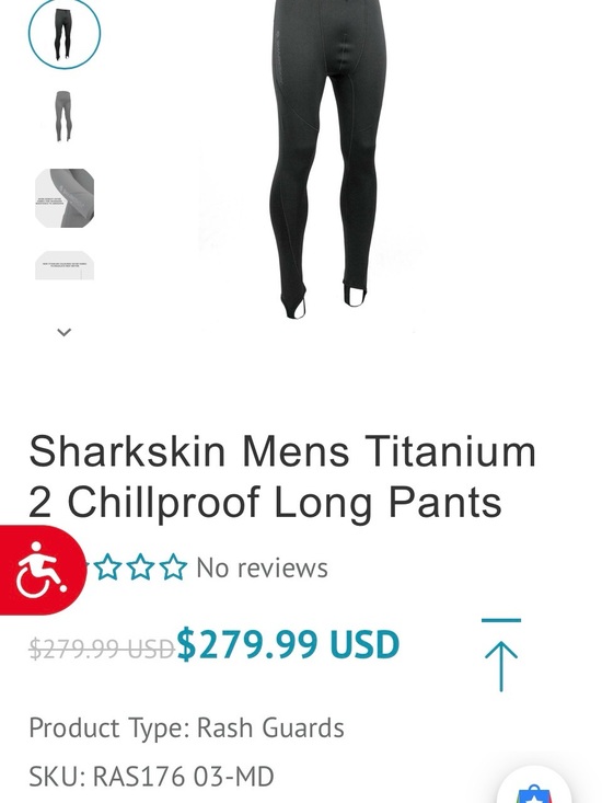 sharkskin Other - Titanium 2 Chillproof Men's Rash Guard - Black